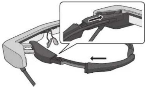 EPSON Moverio BT35E - Remplacement du support branches - 4