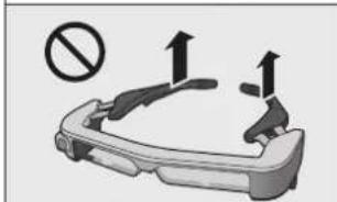 EPSON Moverio BT35E - Attention précautions d'utilisation des lunettes - 3