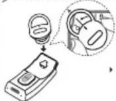 HUAWEI TalkBand B6 - Remover e substituir a tampa do auricular - 4