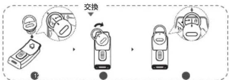 HUAWEI TalkBand B6 - イヤーピースの取り外しと交換 - 2