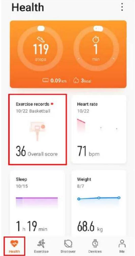 HUAWEI Band 4e - Suivre les performances au basket - 10