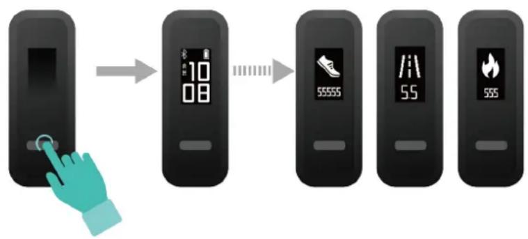 HUAWEI Band 4e - Méthode 1 : visualiser les données sur votre bracelet - 1
