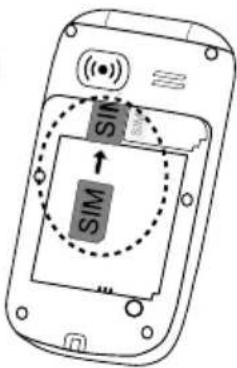 DORO PhoneEasy 620 - Installation de la carte SIM, de la carte mémoire et de pile - 3
