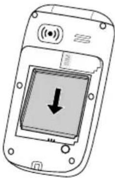 DORO PhoneEasy 620 - Installation de la carte SIM, de la carte mémoire et de pile - 4