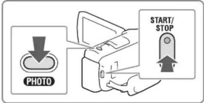 SONY HDRPJ430VE - Starten Sie die Aufnahme mit START/STOP. - 2
