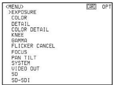 SONY BRCH900 - Utilisation du menu avec la télécommande fournie - 2