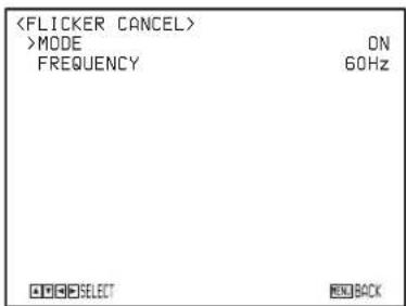SONY BRCH900 - Menu FLICKER CANCEL - 1