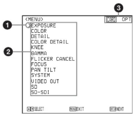 SONY BRCH900 - Menú principal - 1