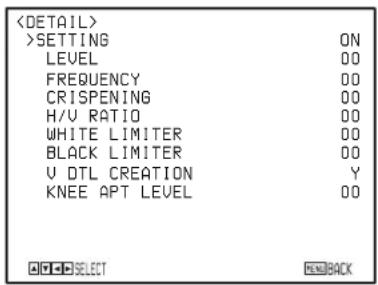 SONY BRCH900 - Menu DETAIL - 1