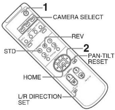 SONY BRCH900 - Commande de panoramique/ inclinaison et de zoom - 1
