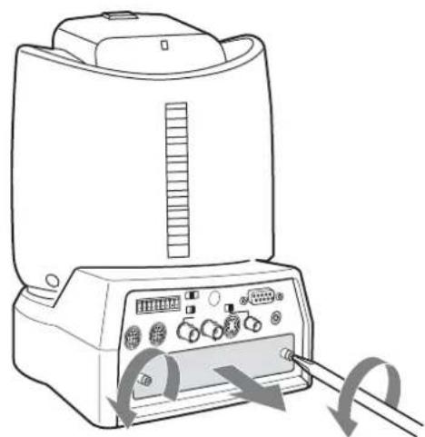 SONY BRCH900 - Instalación de una tarjeta de interfaz - 1
