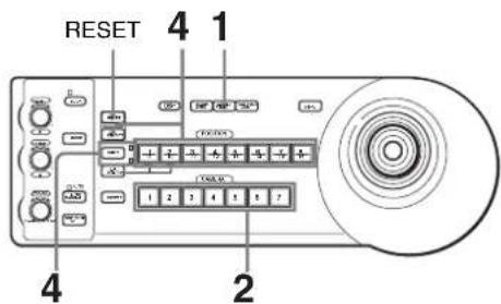 SONY BRCH900 - To select positions 9 to 16 - 2