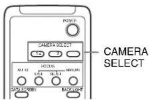 SONY BRCH900 - Utilisation de plusieurs caméras au moyen de la télécommande - 2