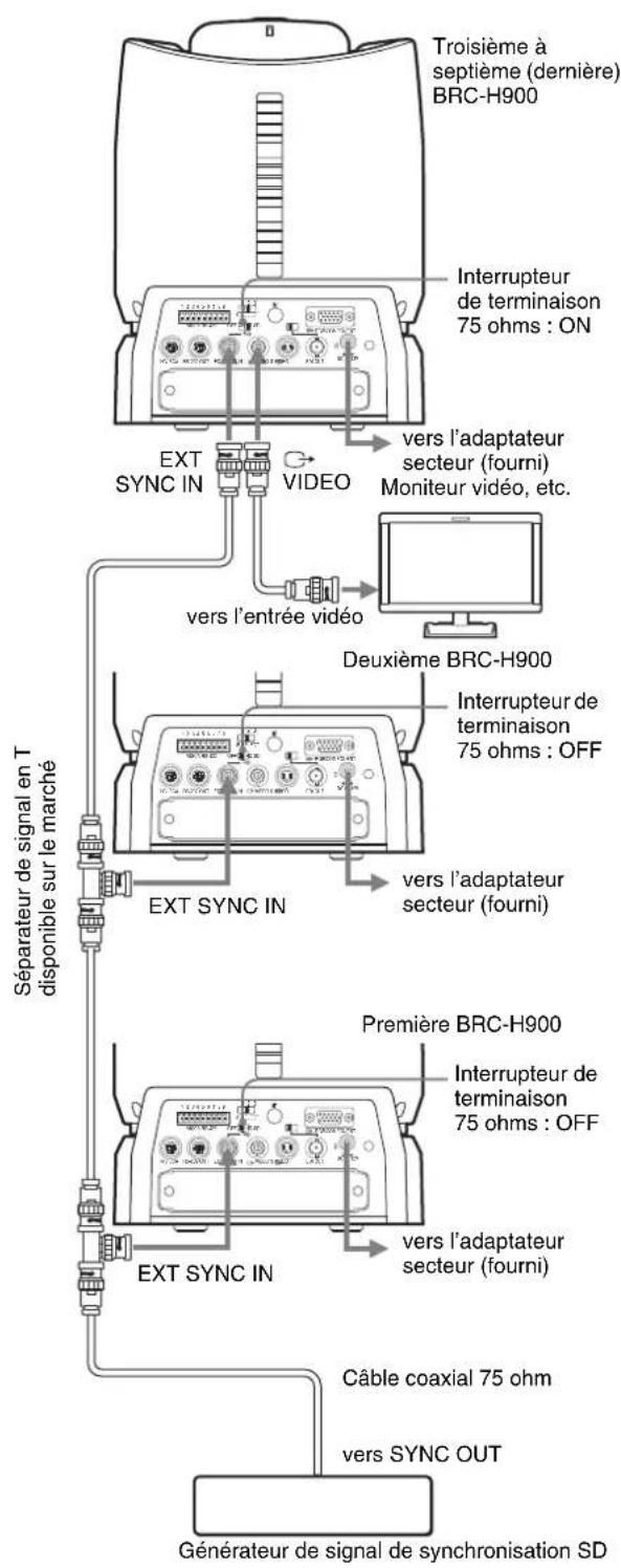 SONY BRCH900 - Pour raccorder plusieurs caméras à un générateur de signal de synchronisation SD - 1