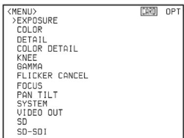 SONY BRCH900 - Menu Operation Using the Supplied Remote Commander - 2