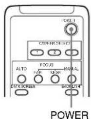 SONY BRCH900 - Utilisation au moyen de la télécommande fournie - 1