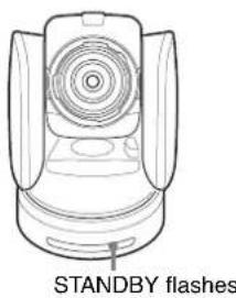 SONY BRCH900 - If the STANDBY lamp of the camera flashes - 1