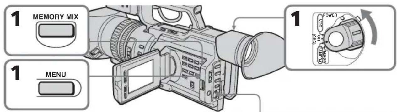SONY DSRPD170P - Disattivazione della funzione Auto Logo Insert - 1