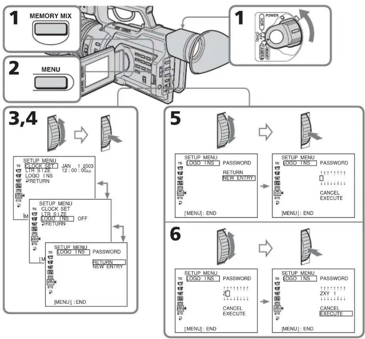 SONY DSRPD170P - Formatos de archivo que se pueda usar para un archivo de logotipo - 1