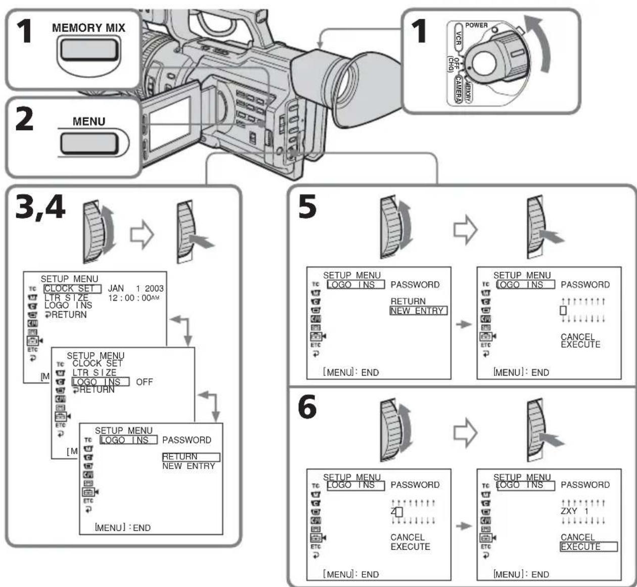 SONY DSRPD170P - Formats de fichier utilisables pour un fichier logo - 1
