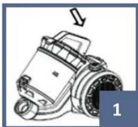 Zeegma Zonder Base - ENTLEERUNG DES STAUBBEHÄLTERS UND FILTERS - 1