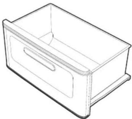 SMEG FAB30RCR5 - Tiroir pour fruits et legumes - 1