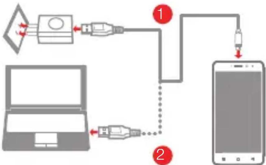 LENOVO Vibe K6 - Charging the battery - 1