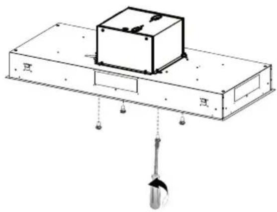 FABER STRTIS48SSNB - Installation du ventilateur 6" externe - 2