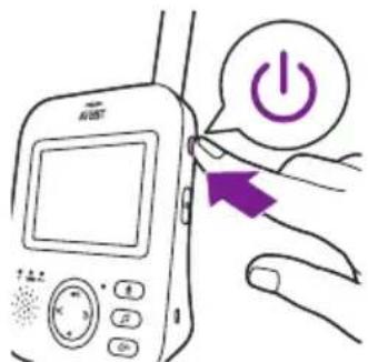 PHILIPS Avent SCD833 - Verbinden der Elterneinheit mit der Babyeinheit - 4