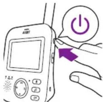 PHILIPS Avent SCD833 - Conexión de la unidad de padres y la unidad del bebé - 4