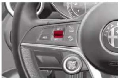 ALFA ROMEO Stelvio (2021) - RéGLAGE DE LA VITESSE SOUHAITEE - 1