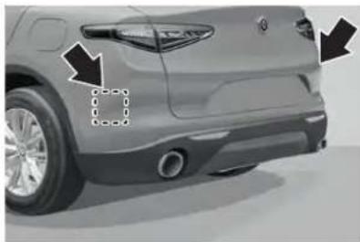 ALFA ROMEO Stelvio (2021) - Désactivation de la fonction « Alerte angle mort » - 2