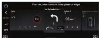 ALFA ROMEO Stelvio (2021) - relachere widget : la nouvelle position à l'aide des commandes situées sur le du widget sera mémorisé par le systèmetunnel central - 1