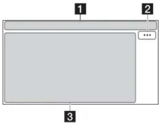 SONY XAV1500 - Pantalla de reproduccion: - 1