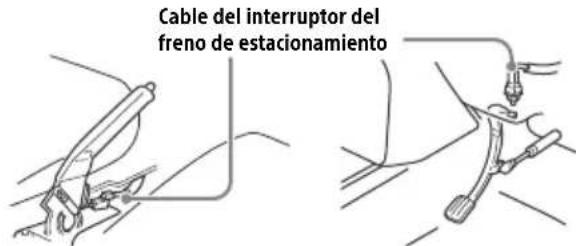SONY XAV1500 - Al cable del interruptor del freno de estacionamento - 1