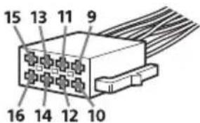 SONY XAV1500 - Diagrama de conexión de la alimentación - 1