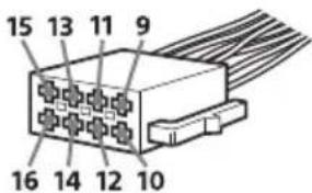 SONY XAV1500 - Scheme de raccordement electrique - 1