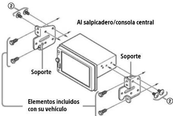 SONY XAV1500 - Montaje de la unidad en un vehiculo japonés - 1