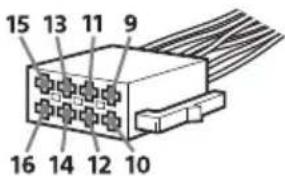 SONY XAV1500 - Power connection diagram - 1
