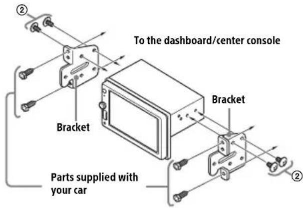 SONY XAV1500 - Mounting the unit in a Japanese car - 1