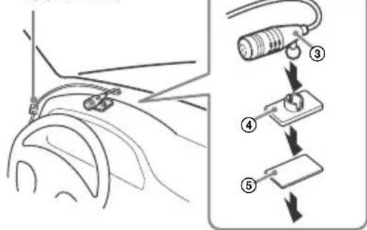 SONY XAV1500 - Installation du microphone - 2