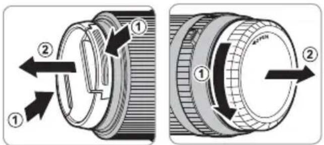 FUJIFILM GF45mmF2.8 R WR - LENSZANDPSの取外方 - 1