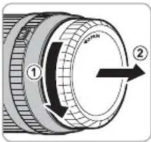 FUJIFILM GF45mmF2.8 R WR - Abnehmer der Objektivdeckel - 2