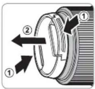 FUJIFILM GF45mmF2.8 R WR - De doppen verwijderen - 1