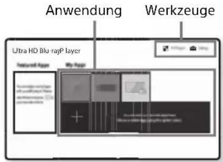 SONY UBPX700B - Anzeige des Startbildschirms - 1