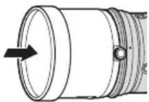 FUJIFILM XF200mmF2 R LM OIS WR - Rimozione dei tappi copri ottica - 3