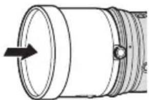 FUJIFILM XF200mmF2 R LM OIS WR - Montera motljusskyddet - 2