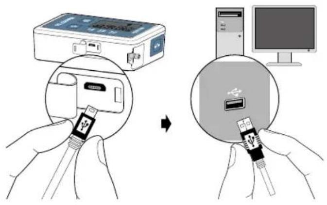 MICROLIFE WatchBP O3 - Connexion de l'appareil à un ordinateur - 1