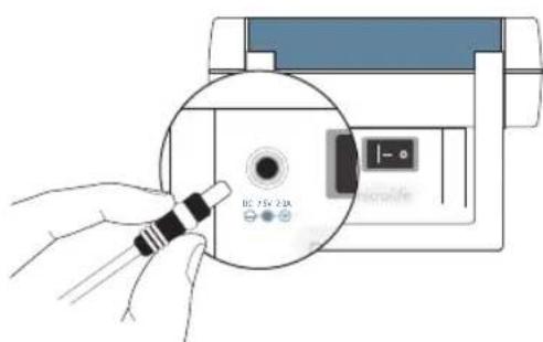 MICROLIFE WatchBP Office AFIB - Utilisation du bloc secteur - 1