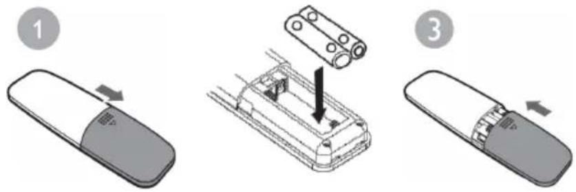 TECHNISAT Digitradio 750 - Batterien einlagen - 1